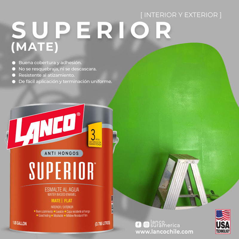 ESMALTE AGUA LANCO SUPERIOR BLANCO TINETA