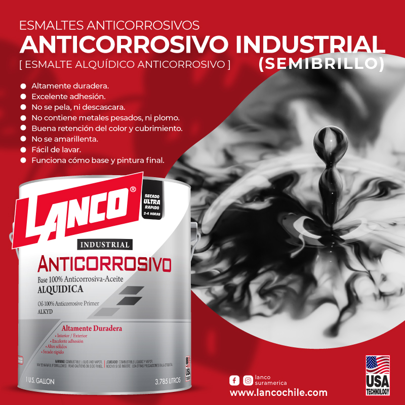 ANTICORROSIVO GRIS 1 GALON LANCO