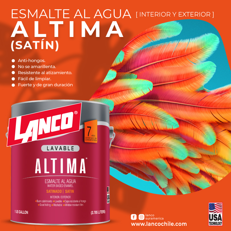 PROMO 2X ESMALTE AL AGUA ALTIMA SATINADO LANCO 1GLN