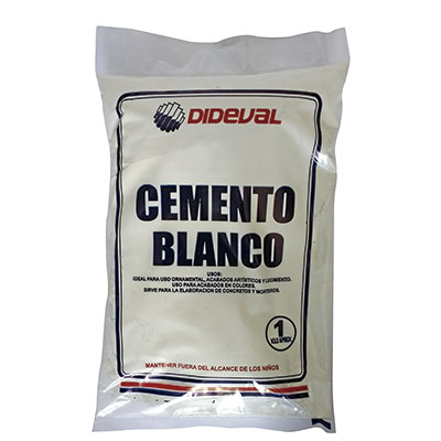 CEMENTO BLANCO 1 KG