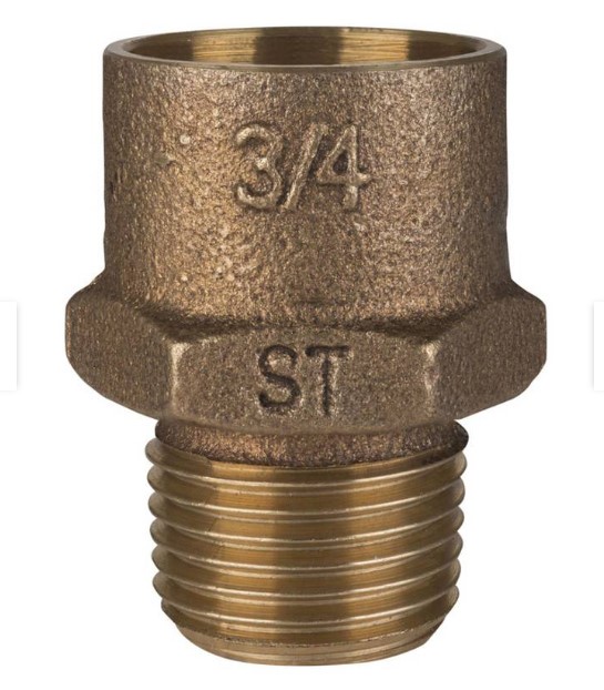 TERMINAL HE SO 3/8 X 3/4 BRONCE