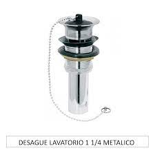 DESAGUE LAVATORIO CLICK 1.1/4 METALICO