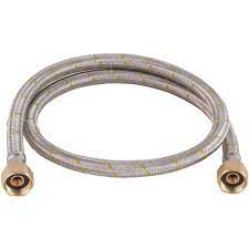 FLEXIBLE GAS 60 CM 3/8&quot; IZQ. X 1/2 HI RECTO