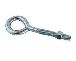 PERNO OJO C/TUERCA AC. ZINCADO 3/8 X 6&quot;