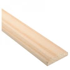 PINO MOLDURA CUBREJUNTAS CHAFLAN 9 X 30 X 3 MTS.