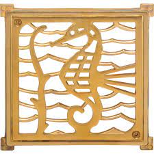 REJILLA PILETA BRONCE POLI 100MM