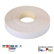 TAPACANTO ENCOLADO BLANCO 22MMX25MT