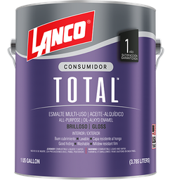 ESMALTE SINTETICO TOTAL NEGRO 1GLN
