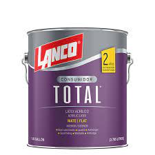 LATEX TOTAL BLANCO 1/4GLN LANCO