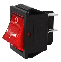INTERRUPTOR ESCOLAR ROJO 2P